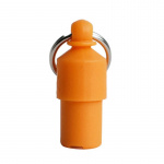 Pendentif en forme de bouteille pour chien Accessoire chien Collier chien Couleur: Orange