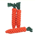 Jouet en corde en forme de carotte pour chien Accessoire chien Jouets pour chien a7796c561c033735a2eb6c: Orange