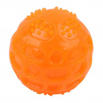 Balles de nettoyage des dents pour chien Accessoire chien Jouets pour chien Couleur: Orange
