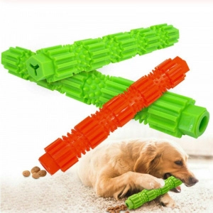 Bâtonnet à mâcher pour chien Accessoire chien Jouets pour chien couleur: Orange|Vert