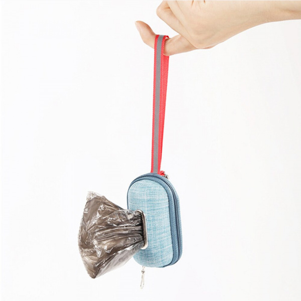 Boîte de transport de sac à déchets pour chien Accessoire chien couleur: Bleu|Gris|Rose