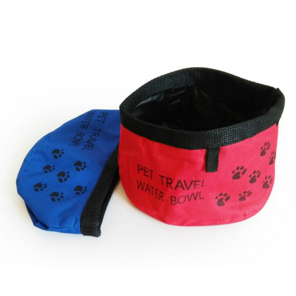 Bol d’alimentation portable pour chien Accessoire chien Gamelle chien couleur: Bleu|Rouge