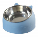 Bol incliné en forme d’oreille de chat pour chien Accessoire chien Gamelle chien couleur: Blanc|Bleu|Noir|Rose|Vert