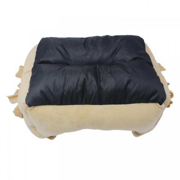 Canapé-lit élégant pour chien Couchage chien Lit pour chien couleur: Beige|Rose|Rose vif