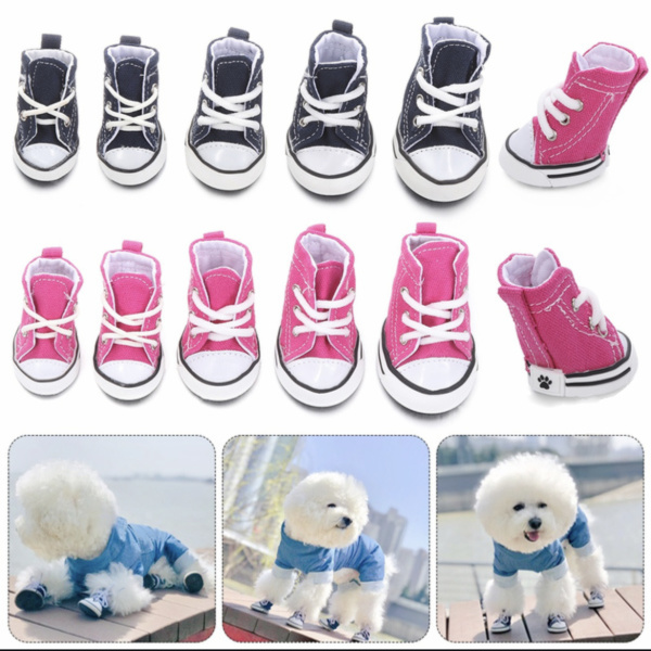 Chaussures en Denim pour chien Chaussure pour chien Vêtement chien a7796c561c033735a2eb6c: Bleu|Rose