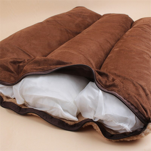 Coussins de lits moelleux pour chiens Couchage chien Tapis pour chien couleur: Beige