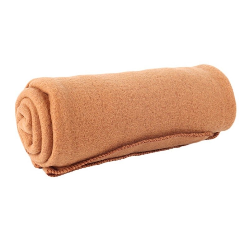 Couverture en molleton doux Couchage chien Lit pour chien Taille: L Couleur: Marron