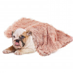 Couvertures douces et fines pour chien Couchage chien Couverture chien Taille: 36cmx56cm Couleur: Rose