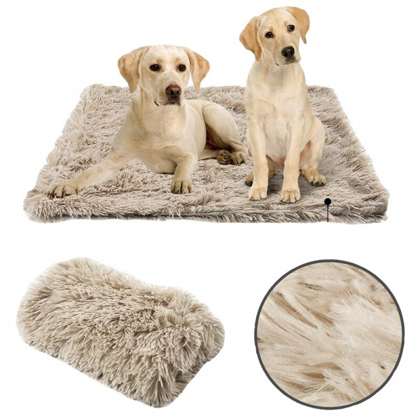 Couvertures douces et fines pour chien Couchage chien Couverture chien couleur: Beige|Blanc|Gris clair|Gris foncé|Marron|Rose