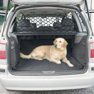 Filet extensible de siège de voiture pour chien Barrière pour chien Mobilier pour chien couleur: Noir