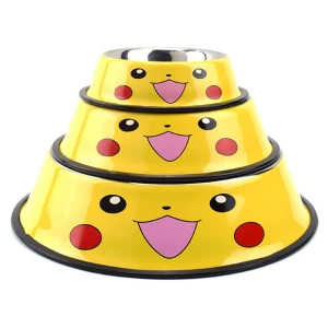 Gamelle à motif Pikachu pour chien Accessoire chien Gamelle chien couleur: Jaune