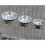 Gamelle en acier inoxydable durable pour chien Accessoire chien Gamelle chien taille: 15cm|20cm|23cm
