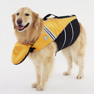 Gilet de natation pour chien Gilet sauvetage chien Vêtement chien couleur: Jaune|Rose