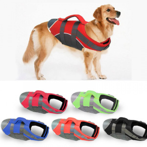 Gilet de sauvetage réfléchissant pour chien Gilet sauvetage chien Vêtement chien couleur: Bleu|Noir|Orange|Rose|Rouge|Vert|Violet