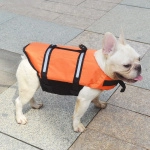 Gilet de sécurité réfléchissant pour chien Gilet sauvetage chien Vêtement chien couleur: Orange|Vert