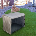 Housse de caisse pour chien Accessoire chien Couchage chien couleur: Beige