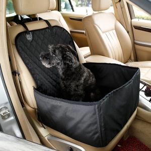 Housse de siège de voiture pour chien Porte-chien Transport chien couleur: Noir