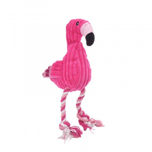 Jouets en forme de flamant rose pour chien Accessoire chien Jouets pour chien couleur: Rose