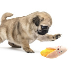 Jouets en peluche en forme de banane Accessoire chien Jouets pour chien couleur: Jaune