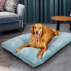 Lit de luxe en flanelle pour chien Couchage chien Tapis pour chien couleur: Vert