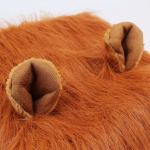 Perruque de lion pour chien Déguisement pour chien Vêtement chien couleur: Marron|Orange
