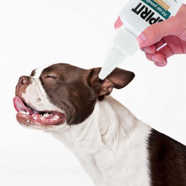 Poudre de nettoyage d’oreilles pour chiens Hygiène chien Shampoing chien Taille: 13 cm