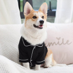 Pyjama à la mode et élégant pour chien Vêtement chien couleur: Noir|Rose