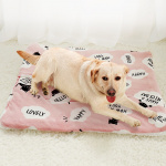 Tapis de couchage pour chien Couchage chien Couverture chien couleur: Gris|Rose