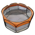 Tente octogonale pliable pour chiens Mobilier pour chien Parc pour chien Couleur: Orange