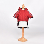 Veste de pluie imperméable pour chien Manteau pour chien Vêtement chien Taille: XL Couleur: Rouge