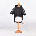 Veste de pluie imperméable pour chien Manteau pour chien Vêtement chien couleur: Noir|Rouge