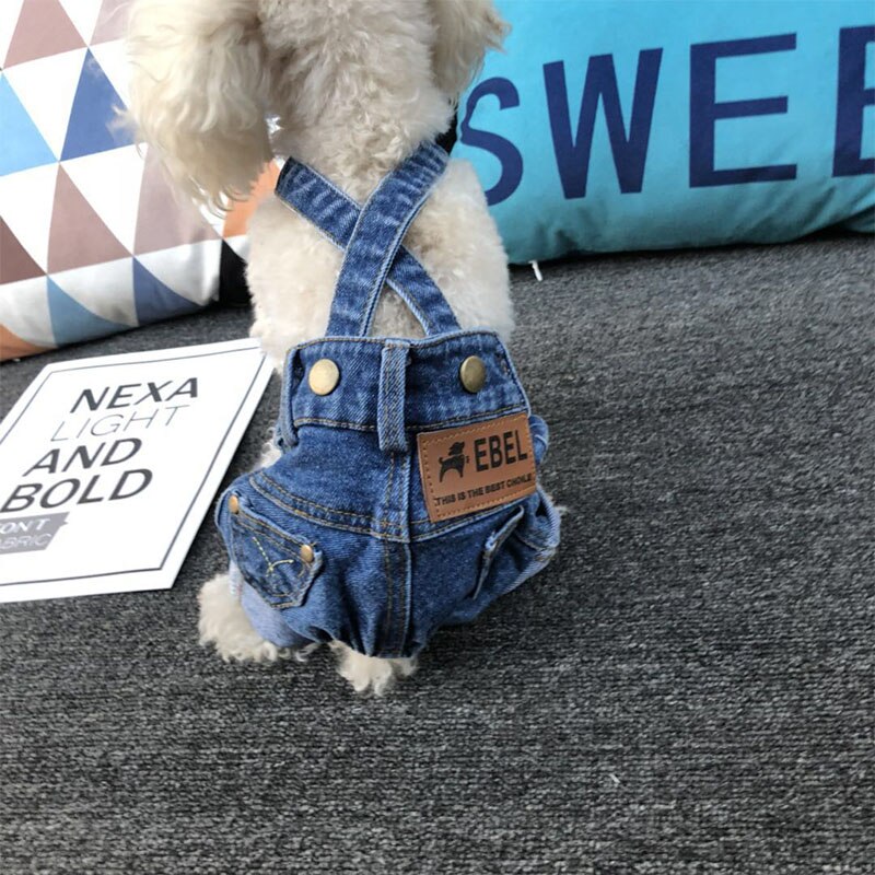 Veste en jean pour chien Manteau pour chien Vêtement chien a7796c561c033735a2eb6c: Bleu|Bleu profond