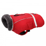 Vestes d’hiver réfléchissantes pour chiens Manteau pour chien Vêtement chien Taille: 3XL Couleur: Rouge
