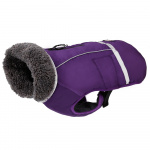 Vestes d’hiver réfléchissantes pour chiens Manteau pour chien Vêtement chien Taille: M Couleur: Violet