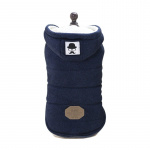Vêtements d’hiver pour chien Manteau pour chien Vêtement chien Taille: XXL Couleur: Bleu
