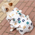 Vêtements imperméables pour chien Manteau pour chien Vêtement chien a7796c561c033735a2eb6c: Blanc