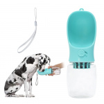 Bouteille d’eau à large bec pour chien Accessoire chien Gourde pour chien couleur: Bleu|Rose