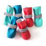 Chaussure imperméable pour chien Chaussure pour chien Vêtement chien couleur: Bleu|Rouge|Vert