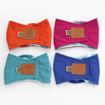 Bande ventrale en coton pour chien Culotte Pour Chien Vêtement chien couleur: Bleu|Bleu ciel|Orange|Rose
