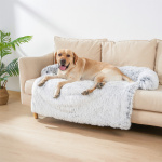 Lit pour chien super confortable “Nouvelle génération” Couchage chien Coussin pour chien Couverture chien Tapis pour chien couleur: Gris|Gris foncé|Marron|Rose