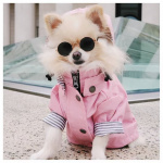Manteau imperméable pour chien Manteau pour chien Vêtement chien couleur: Jaune|Rose