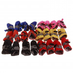 Chaussons à semelles souples couleur unie pour chien Chaussure pour chien Vêtement chien couleur: Bleu|Jaune|Noir|Rose|Rouge