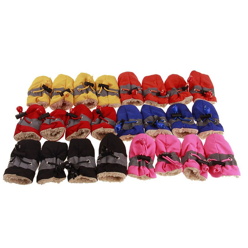 Chaussures à semelles souples couleur unie pour chien Chaussure pour chien Vêtement chien couleur: Bleu|Jaune|Noir|Rose|Rouge