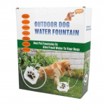 Distributeur d’eau automatique d’extérieur pour chien Accessoire chien couleur: Blanc