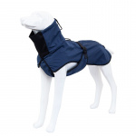 Manteau avec encolure en peluche pour chien Manteau pour chien Vêtement chien couleur: Bleu|Noir|Rouge