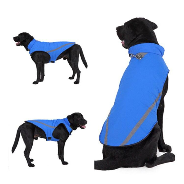 Veste polaire chaude épaisse pour chiens Vêtement chien Manteau pour chien couleur: Bleu|Noir|Violet
