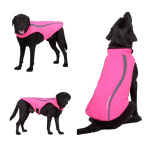 Veste polaire imperméable pour chien Vêtement chien Manteau pour chien couleur: Noir|Orange|Rose