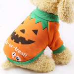 Pull halloween pour chien Déguisement pour chien Vêtement chien couleur: Orange|Violet